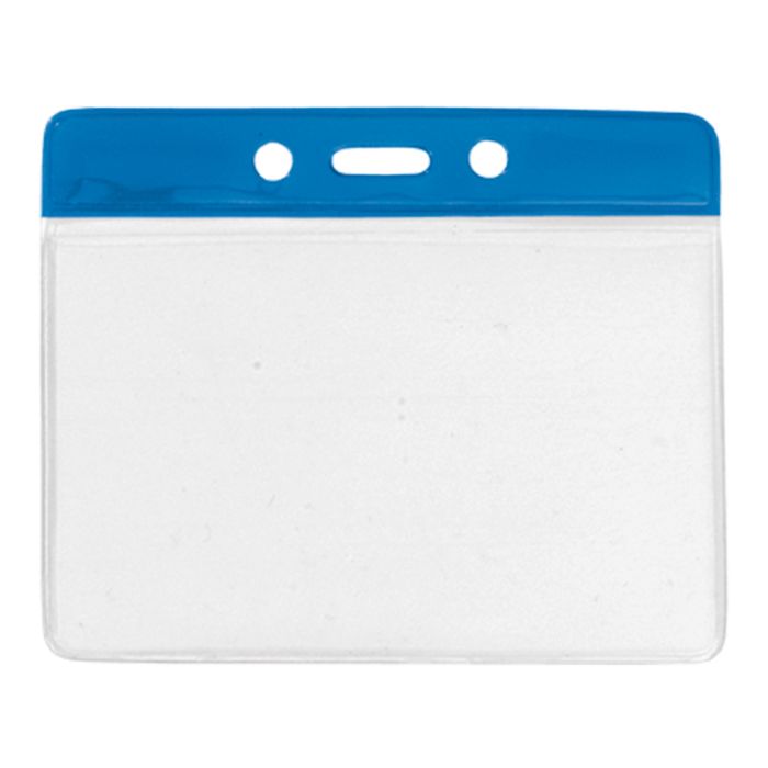 Blue Bar - Horizontal - Government and Military Badge Holder 