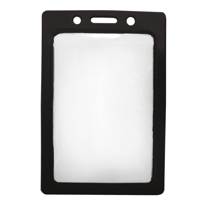 Black Color Frame - Vertical - Vinyl Badge Holder 