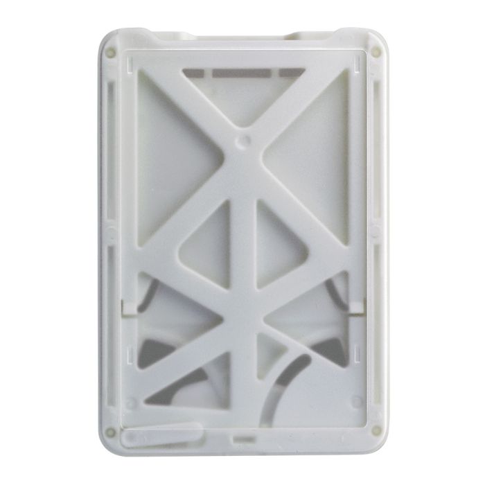 White Multi-Card - Vertical - Frosted Rigid Badge Holder 