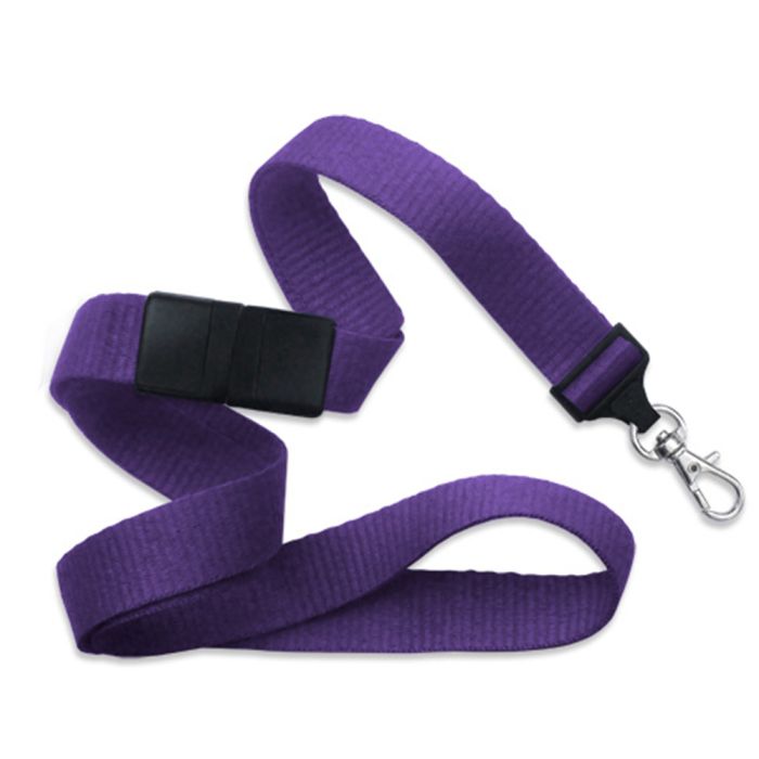 5/8'' MicroWeave Lanyard w/ Safety Breakaway
