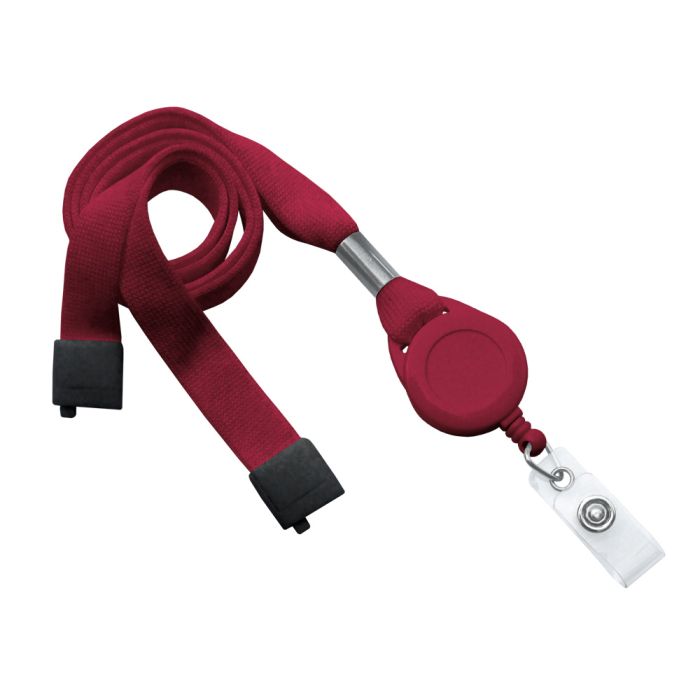 1.25'' Badge Reel + 5/8'' Breakaway Lanyard Combo 