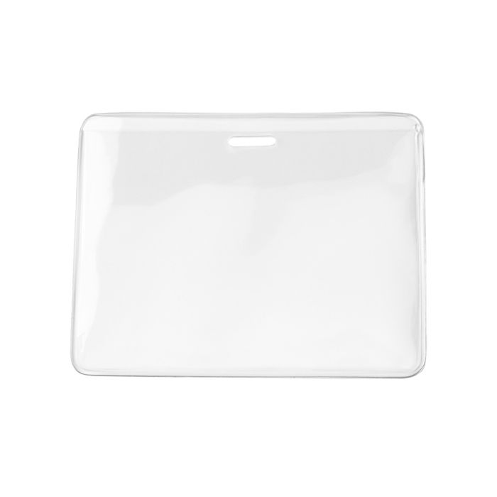 Heavy-Duty - Horizontal - Clear Vinyl Proximity Card Holder 