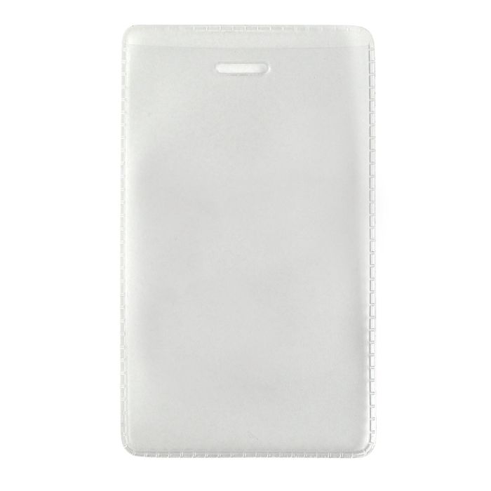 Anti-Static - Vertical - Clear Vinyl  Badge Holder 