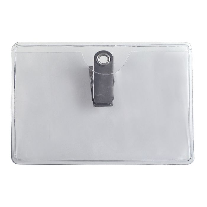 Premium Anti-Print Transfer Name Tag Holder - Horizontal