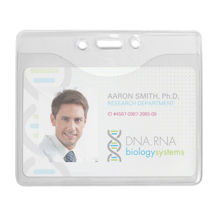 Premium Clear Credential Holder
