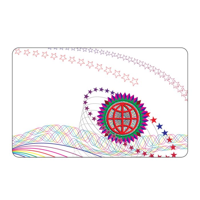 Entrust Datacard 508982-009 DuraGard Optigram Hologram Laminate, 1.0 mil, "Genuine Authentic" Registered, Full Card - 300 imprints