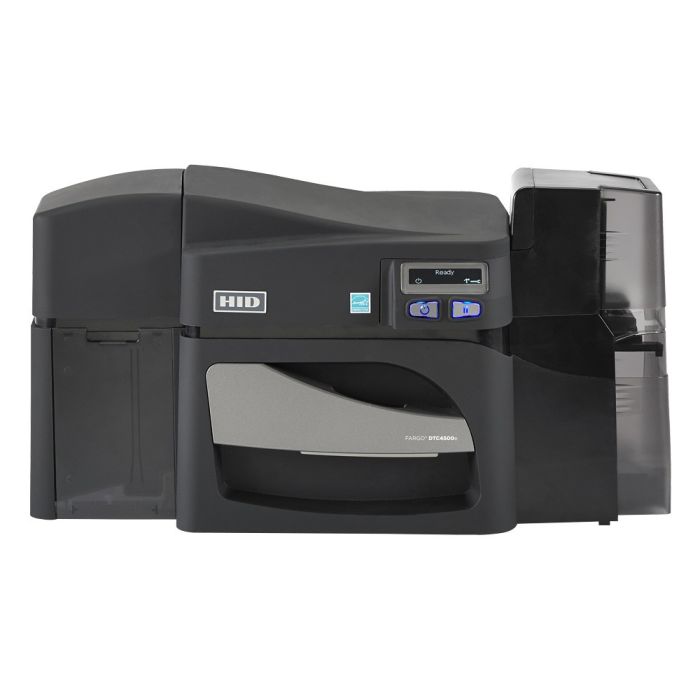 Fargo DTC4500e Dual-Sided ID Card Printer with Locking Same-Side Hopper