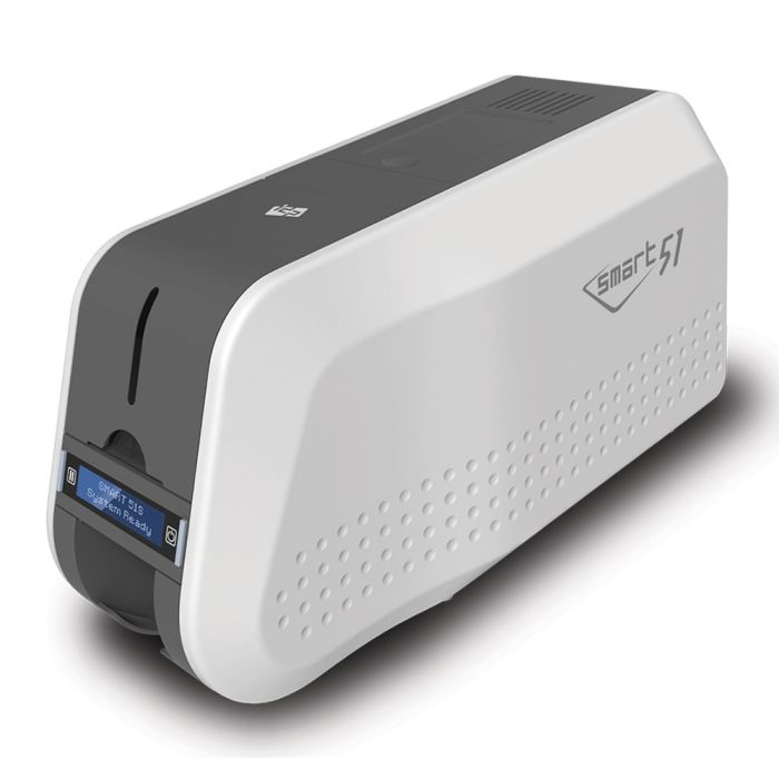 IDP Smart-51S ID Card Printer - Single-Sided with USB Interface - No Lamination
