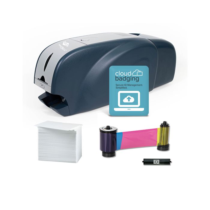 IDP SOLID-310SE Card Printer Bundle - Dual-Sided