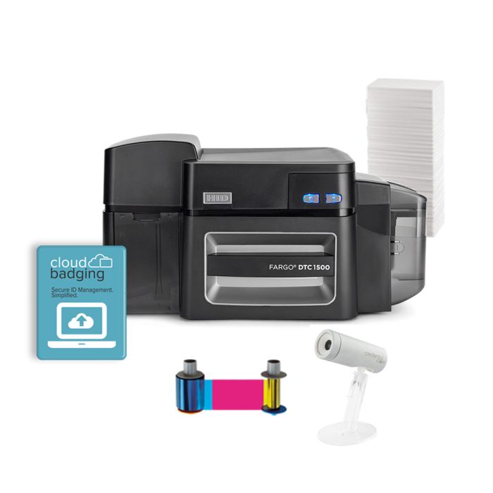 Fargo DTC1500 ID Card System Single-Sided