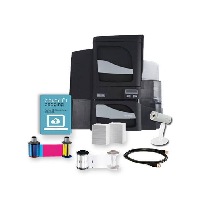 Fargo DTC4500e ID Card System Dual-Sided with Single-Sided Lamination
