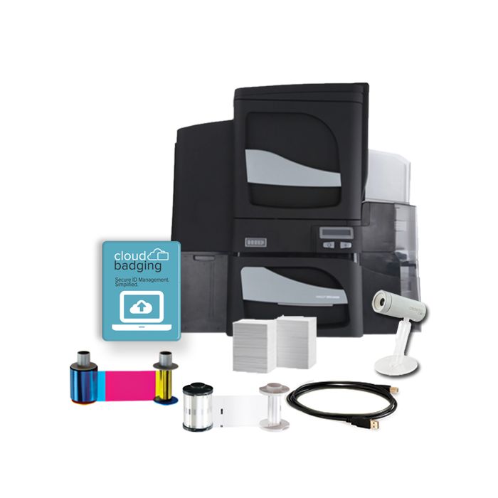 Fargo DTC4500e ID Card System Dual-Sided with Dual-Sided Lamination