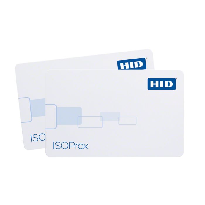 HID 1586 ISOProx II PVC-PET Cards - PROGRAMMED 