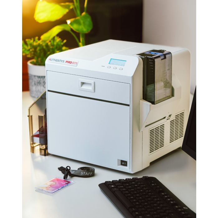 Authentys Pro RT1 Dual Sided Retransfer Printer, 300 dpi