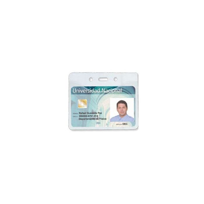 Earth-Friendly - Horizontal - Clear Vinyl Badge Holder