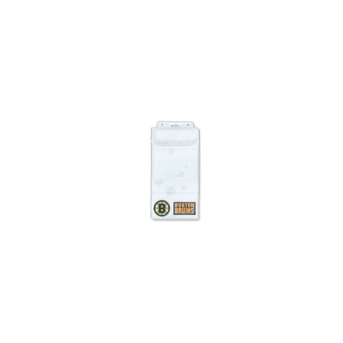 Clear Vinyl - Vertical - Badge Holder w/ Tuck-in Flap 