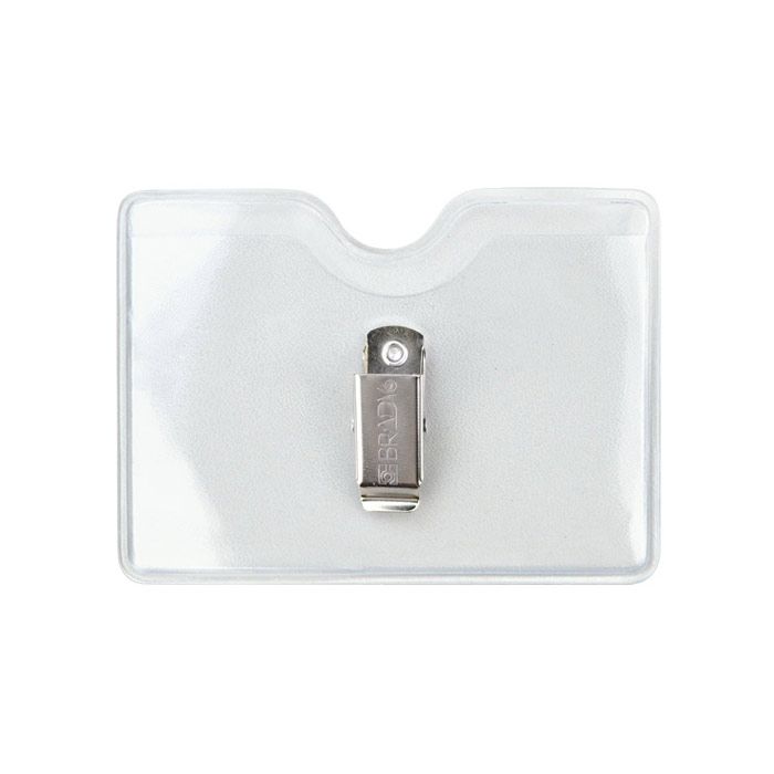 Clothing Friendly Horizontal Badge Holder 