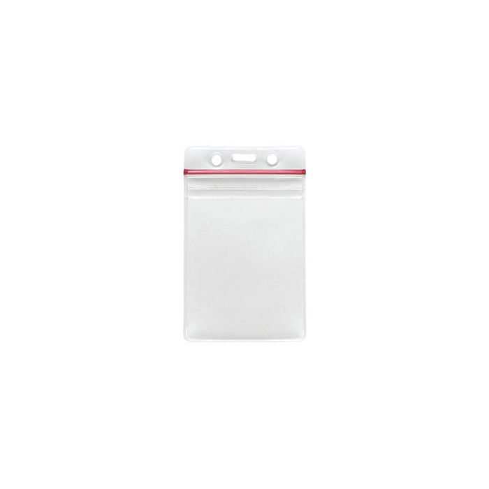All-Weather Resistant - Vertical - Clear Vinyl Badge Holder 