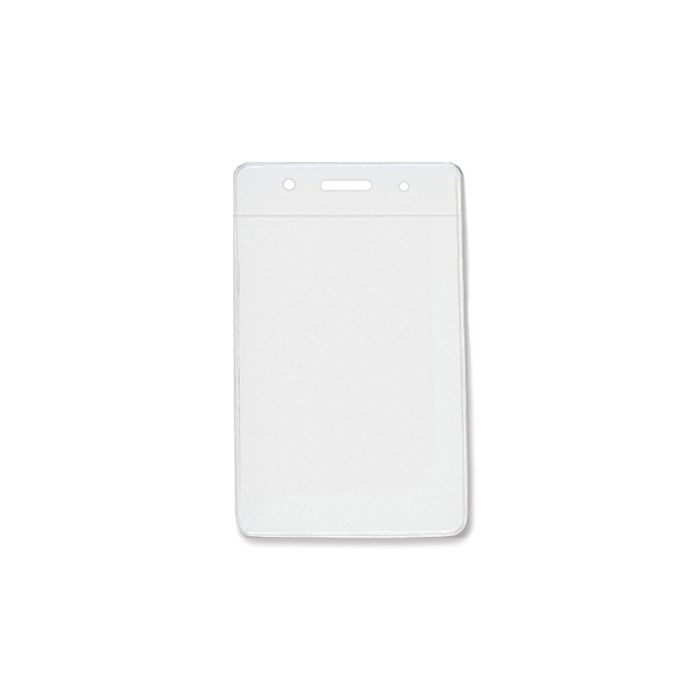 Clear Bar - Vertical - Clear Vinyl Badge Holder 