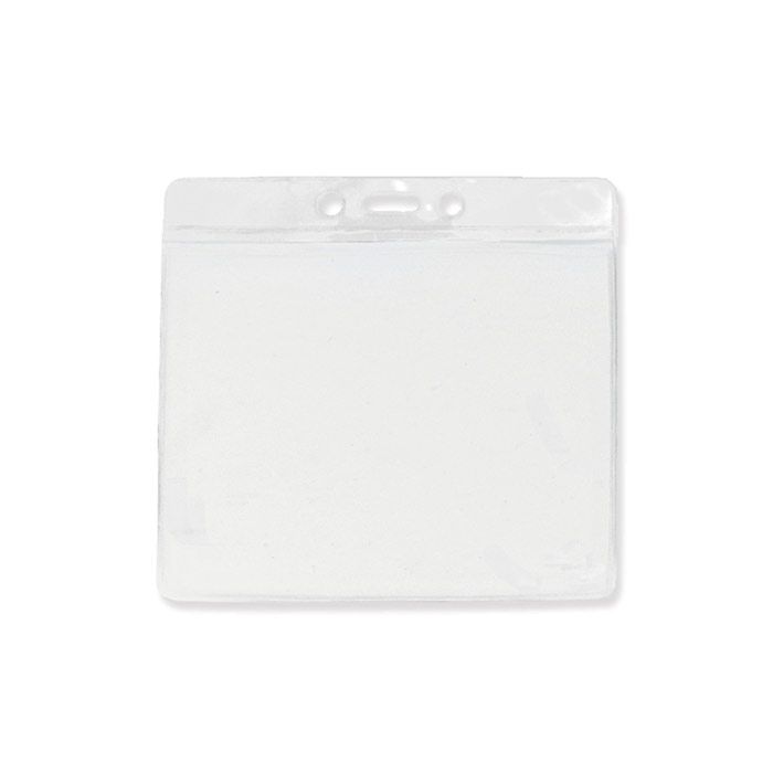 Clear Bar - Horizontal - Event Size - Clear Vinyl Badge Holder 