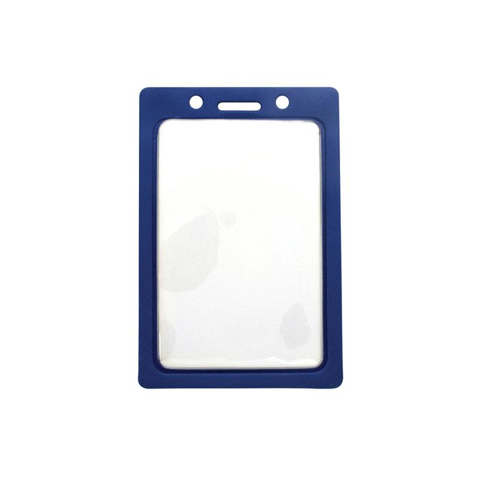 Blue Color Frame - Vertical - Vinyl Badge Holder 