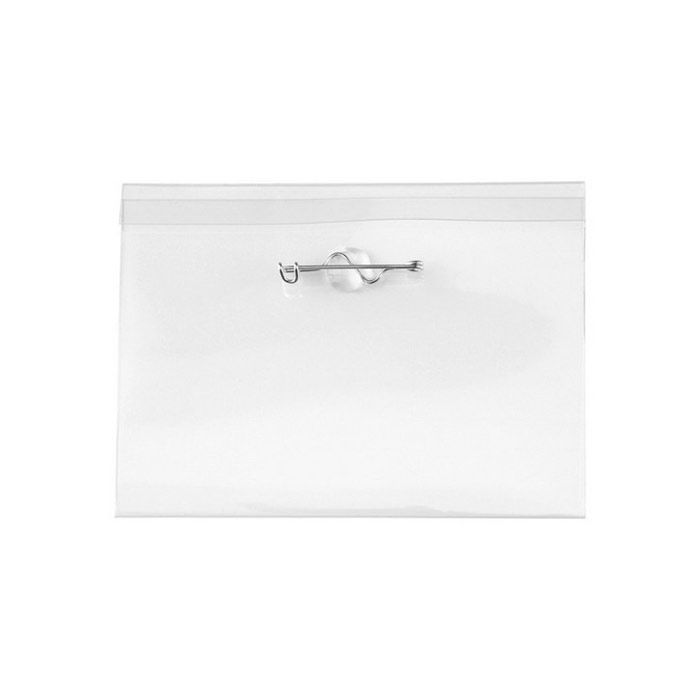 Clear Vinyl - Horizontal - Earth-Friendly Badge Holder 