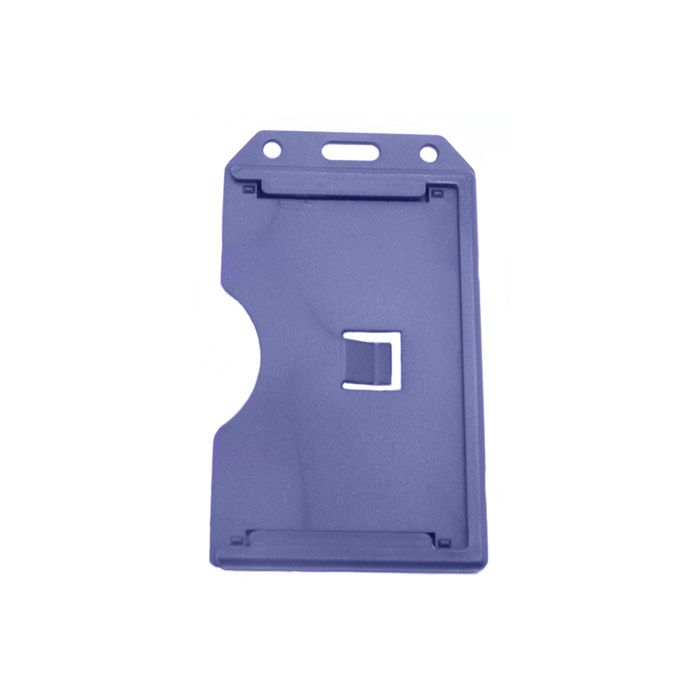Blue Rigid Plastic - Vertical - 2-Sided Multi-Card Holder 