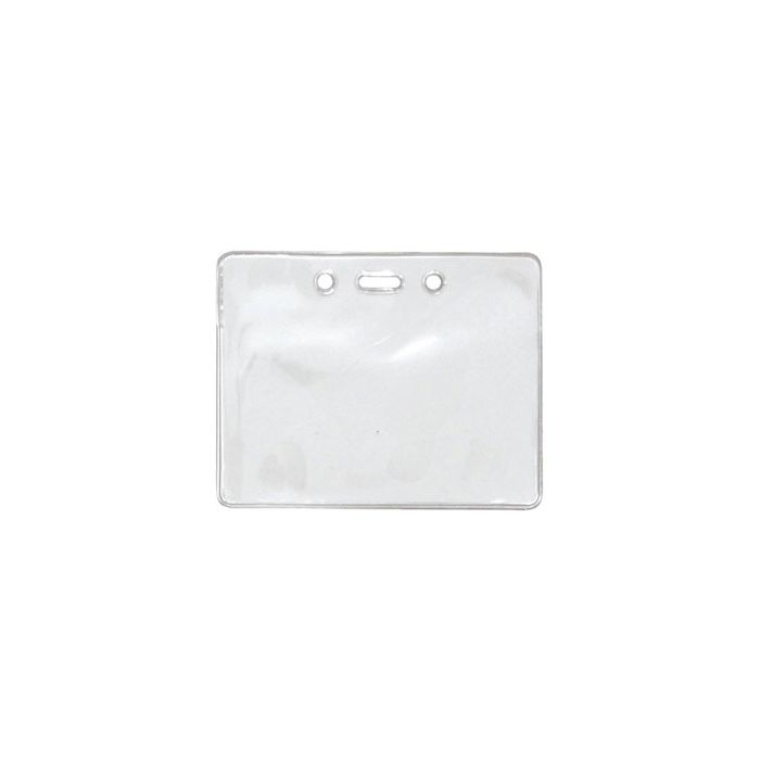 Clear Vinyl - Horizontal - Proximity Badge Holder 
