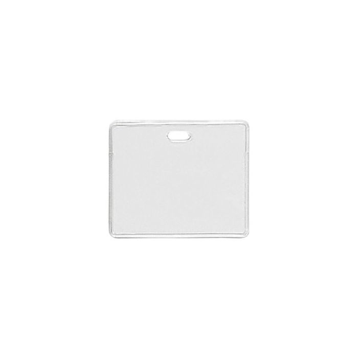 Clear Vinyl - Horizontal - Proximity Badge Holder w/ Slot 