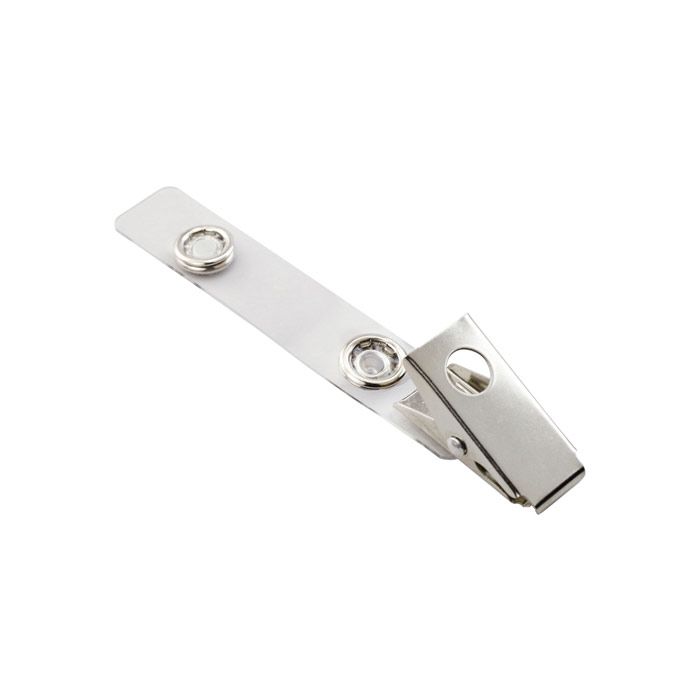 2.75" Clear Vinyl 1-Hole Strap Clip 