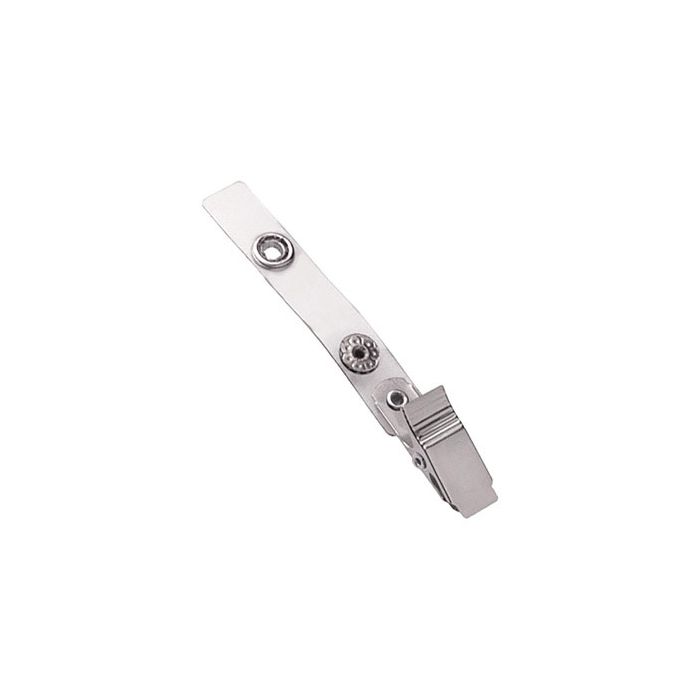 2.75'' Clear Vinyl Knurled Badge Clip 