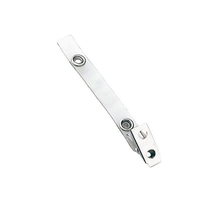 3.5'' Clear Vinyl 2-Hole NPS Badge Clip 