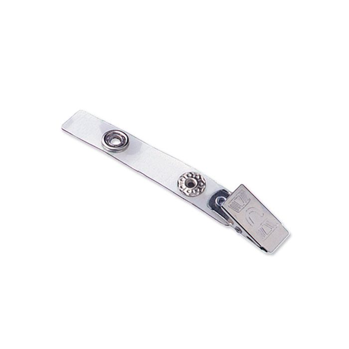 2.75'' Clear Vinyl ''U'' Badge Strap Clip 