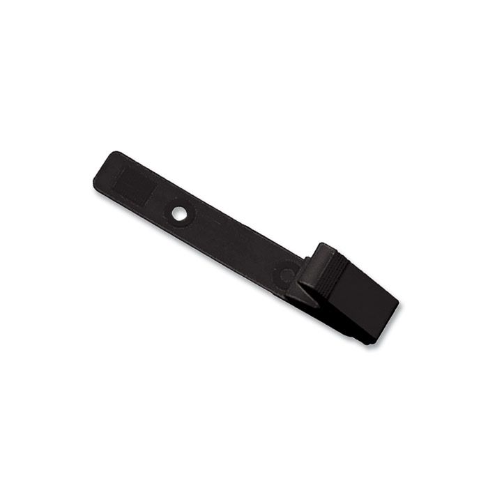 3.125'' Black Knurled Grip Delrin Plastic Strap Clip 