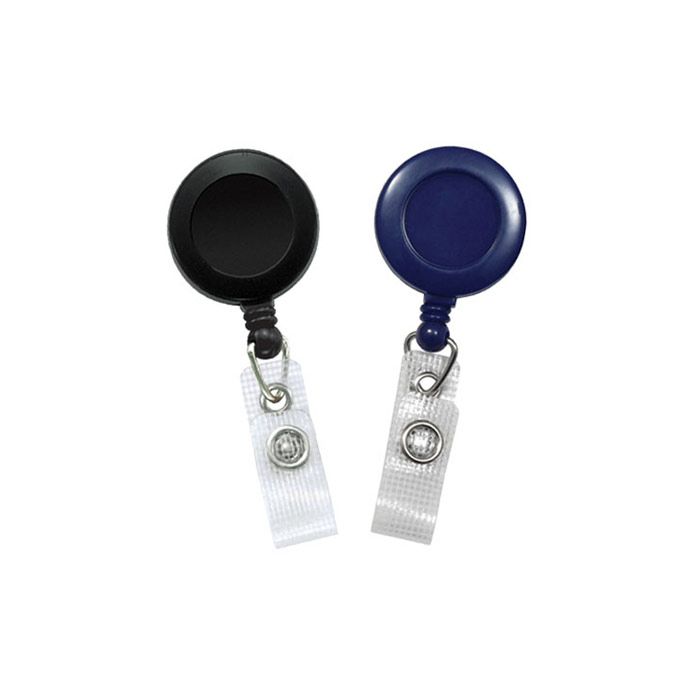 Round Badge Reels - 1.25'' - Spring Clip - Durable Strap 