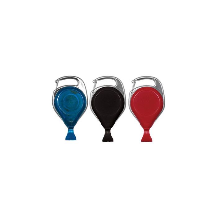 No-Twist Carabiner Badge Reels - 1.25'' - Belt Clip 