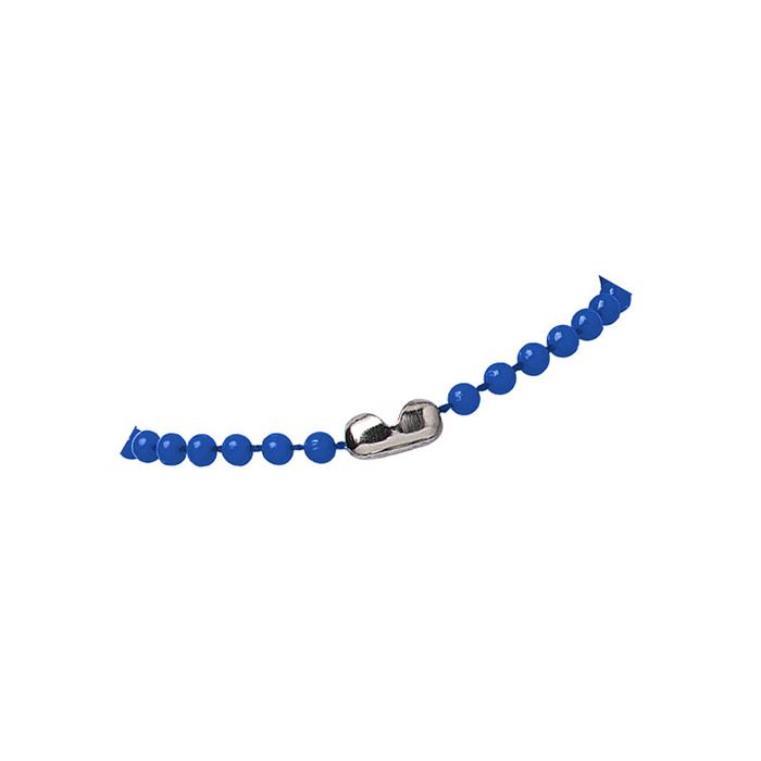 38'' Royal Blue Plastic Beaded Neck Chain w/ Connector 
