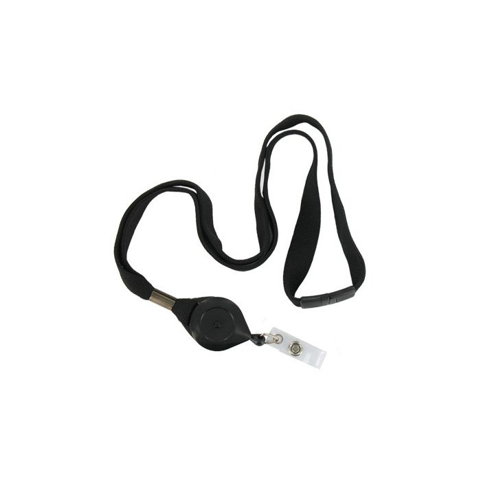 Lanyard Smart Reels w/ Quick Lock Button - Breakaway Lanyard - 5/8'' 