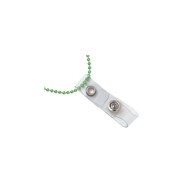 3.375'' Clear Vinyl Neck Chain Strap Adaptor 
