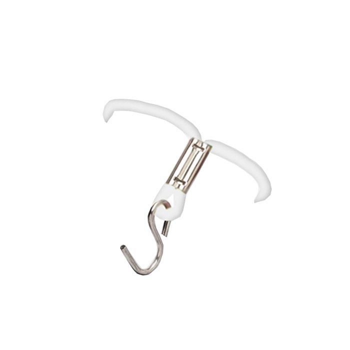 White Elastic Wristbands w/ Brass ''''S'''' Hook ''