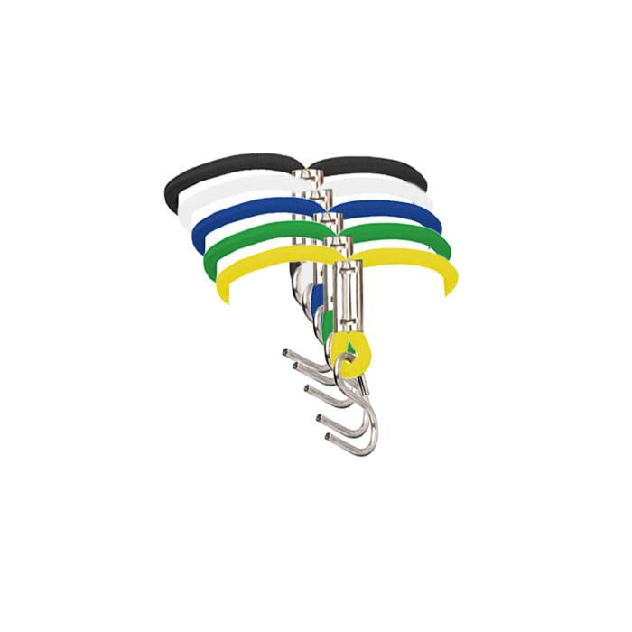 Elastic Wristband w/ Brass ''S'' Hook 