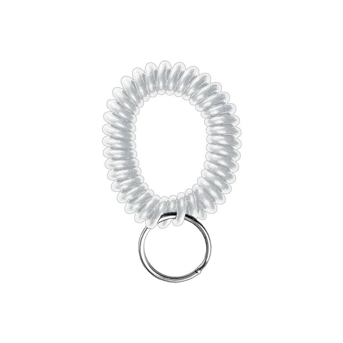 White Wrist Coil w/ Split Ring  