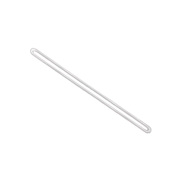 6'' Clear Flexible Plastic Loop Straps 