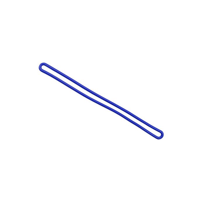 6'' Blue Flexible Plastic Loop Straps 