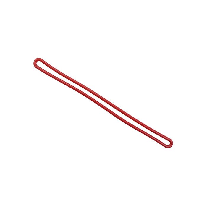 6'' Red Flexible Plastic Loop Straps 