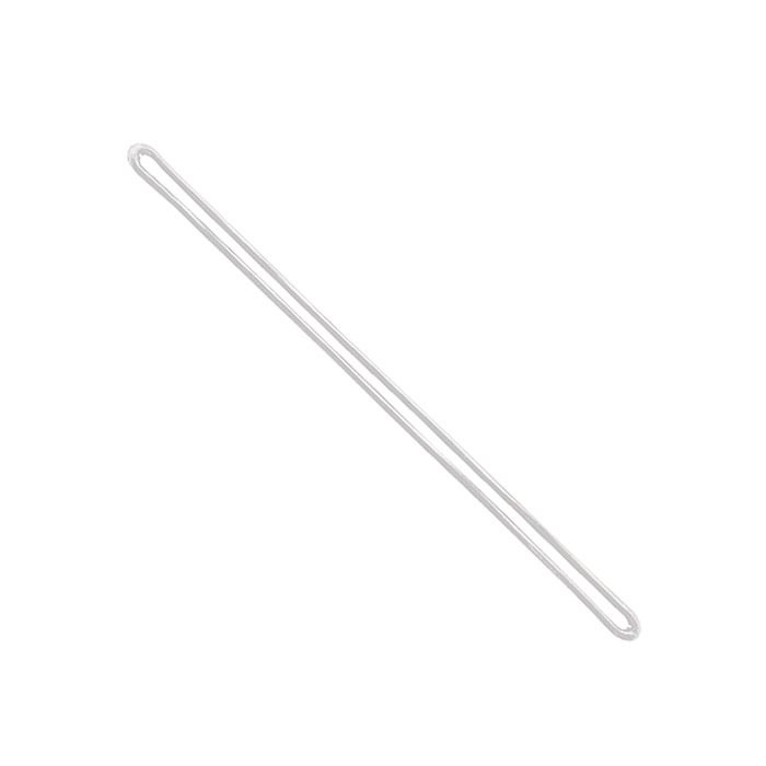 9''' Clear Flexible Plastic Loop Straps 