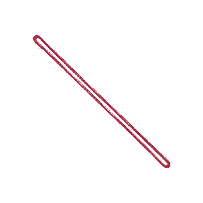 9'' Red Flexible Plastic Loop Straps 