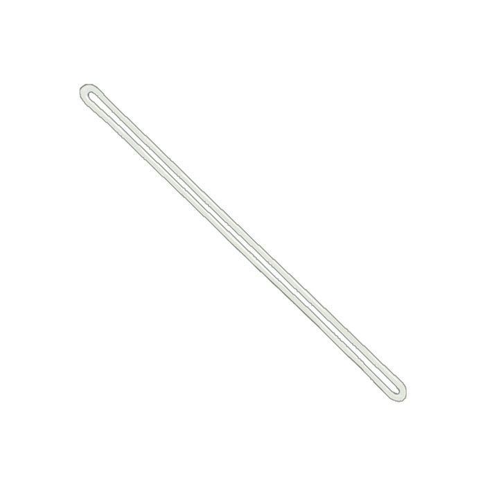 9'' White Flexible Plastic Loop Straps 