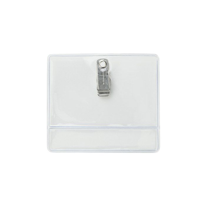 Clothing Friendly Horizontal Display Badge Holder 