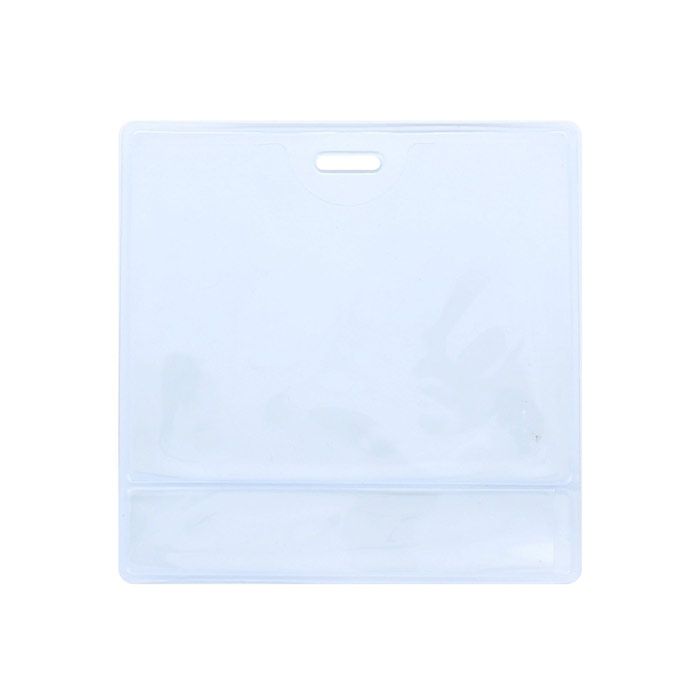 Flexible Vinyl - Horizontal - Clear Badge Holder 